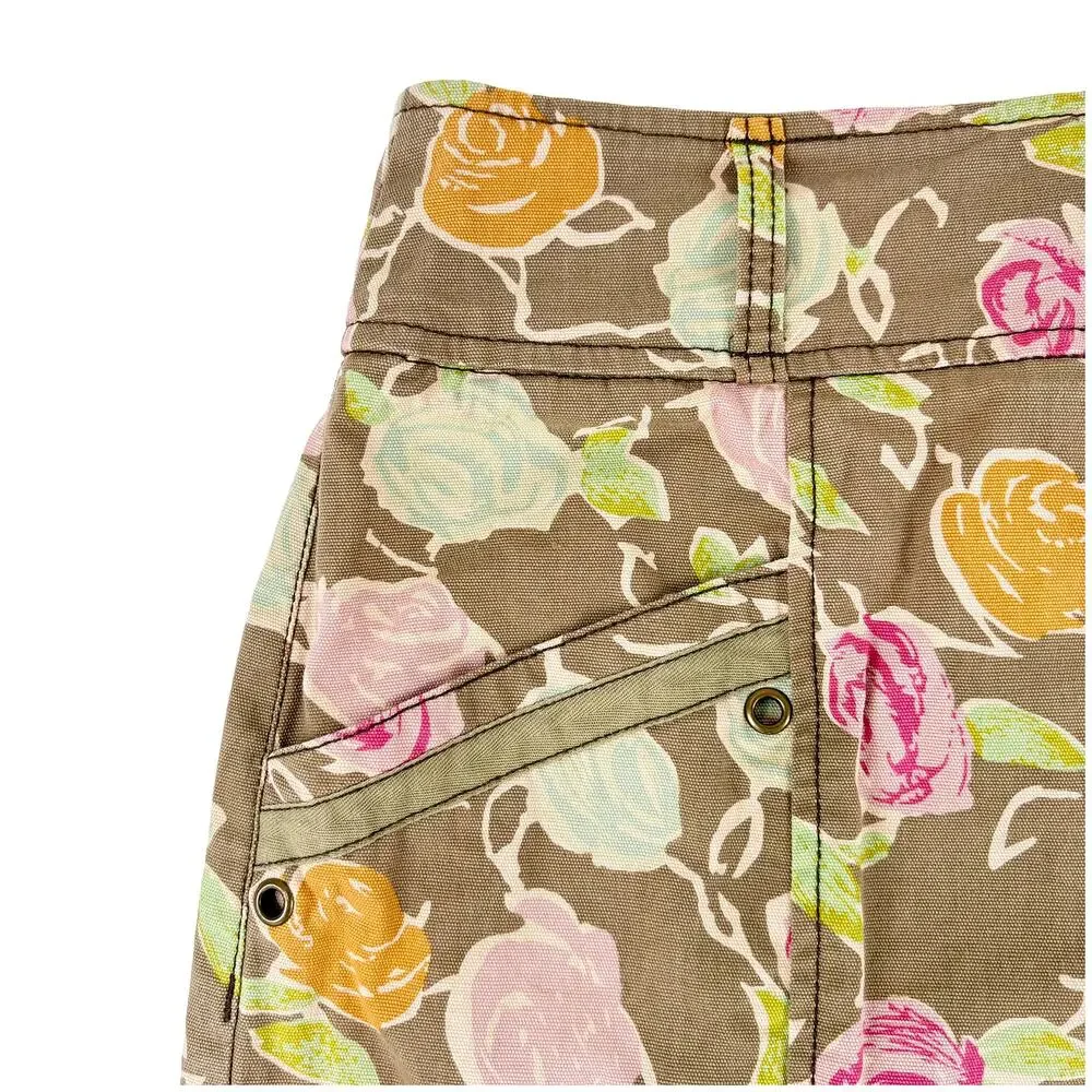 Hei Hei Anthropologie Floral Pencil Skirt Women S 28 Waist Cotton Stretch Y2K